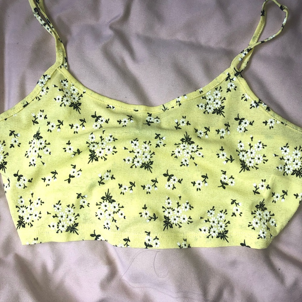 floral crop top